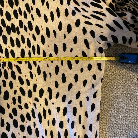 J Crew Meecantile leopard teddie sweater - Picture 8 of 9